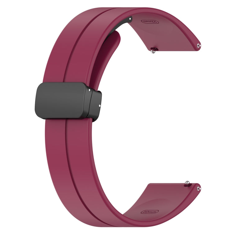 For Redmi Watch 5 Lite Folding Magnetic Buckle Silicone Watch Band