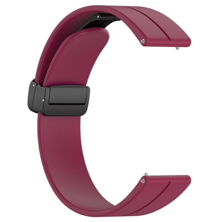 For Redmi Watch 5 Lite Folding Magnetic Buckle Silicone Watch Band