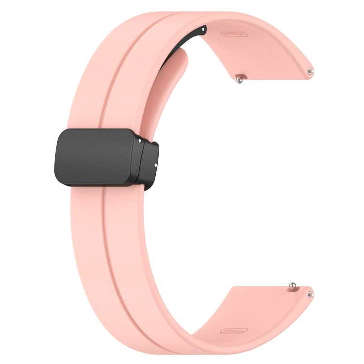 For Redmi Watch 5 Lite Folding Magnetic Buckle Silicone Watch Band