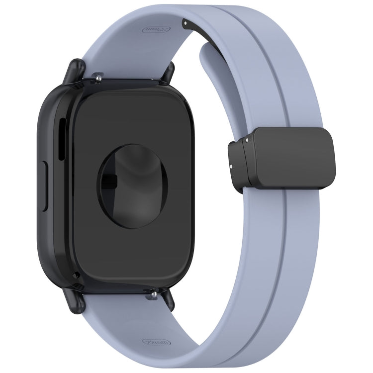 For Redmi Watch 5 Lite Folding Magnetic Buckle Silicone Watch Band