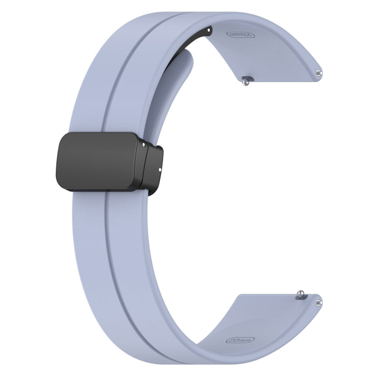 For Redmi Watch 5 Lite Folding Magnetic Buckle Silicone Watch Band