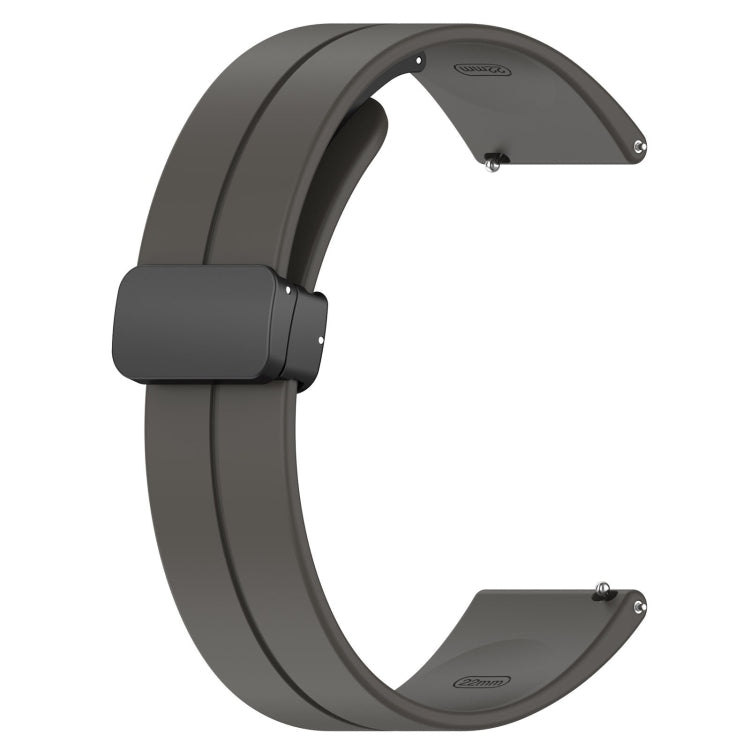 For Redmi Watch 5 Lite Folding Magnetic Buckle Silicone Watch Band