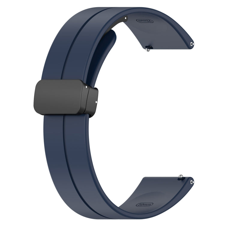 For Redmi Watch 5 Lite Folding Magnetic Buckle Silicone Watch Band