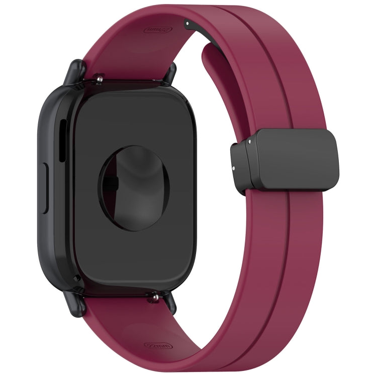 For Redmi Watch 5 Active Folding Magnetic Buckle Silicone Watch Band