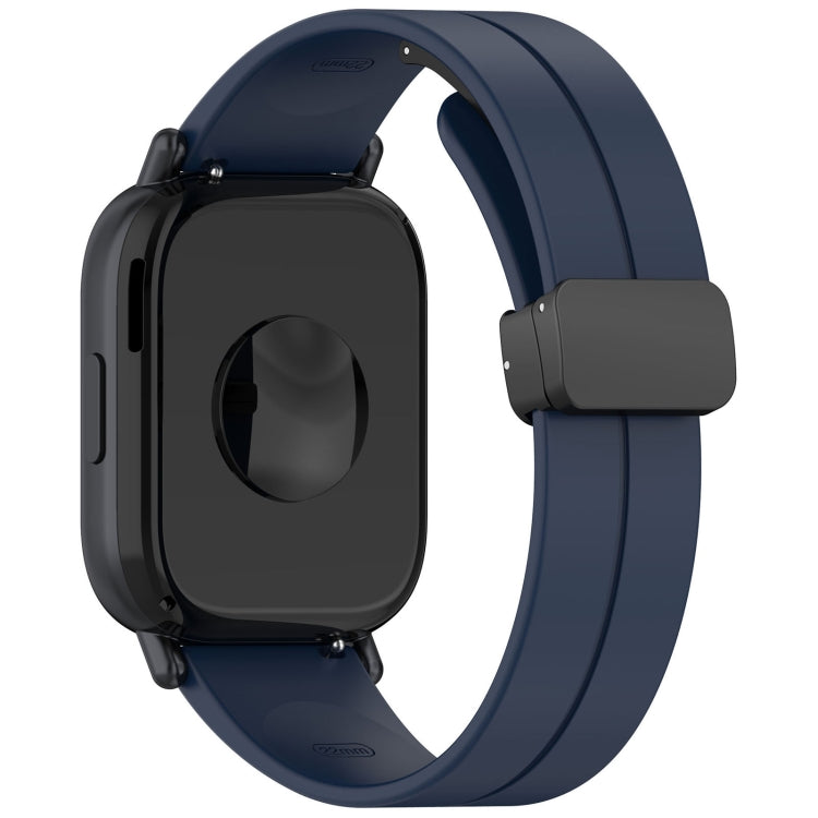 For Redmi Watch 5 Active Folding Magnetic Buckle Silicone Watch Band
