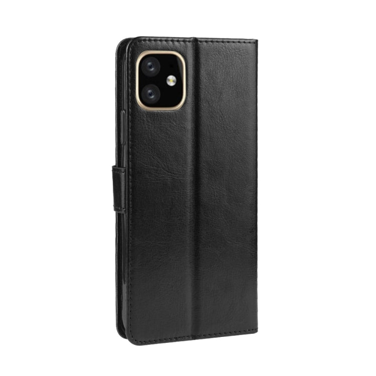Retro Crazy Horse Texture Horizontal Flip Leather Case for iPhone 11 6.1 inch, with Holder & Card Slots & Photo Frame