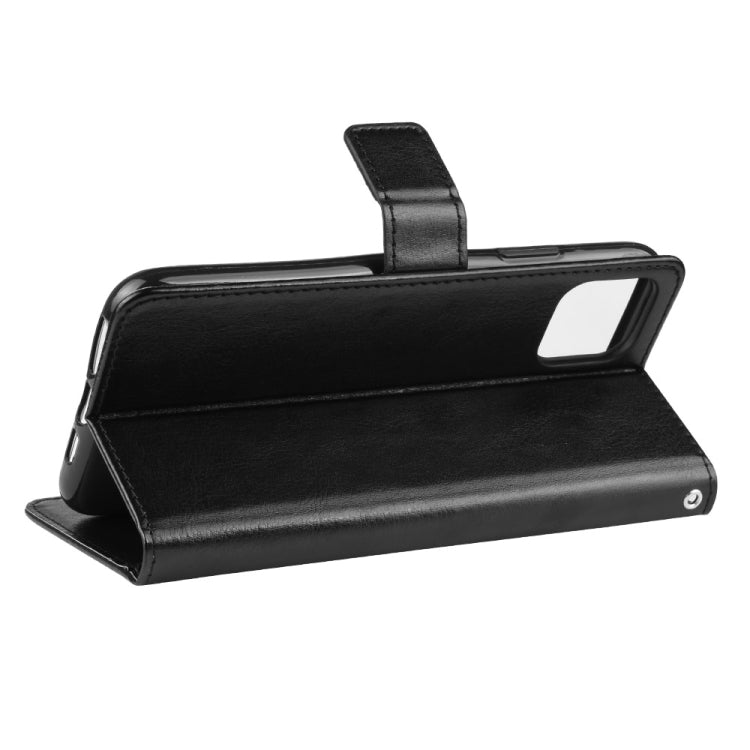Retro Crazy Horse Texture Horizontal Flip Leather Case for iPhone 11 6.1 inch, with Holder & Card Slots & Photo Frame