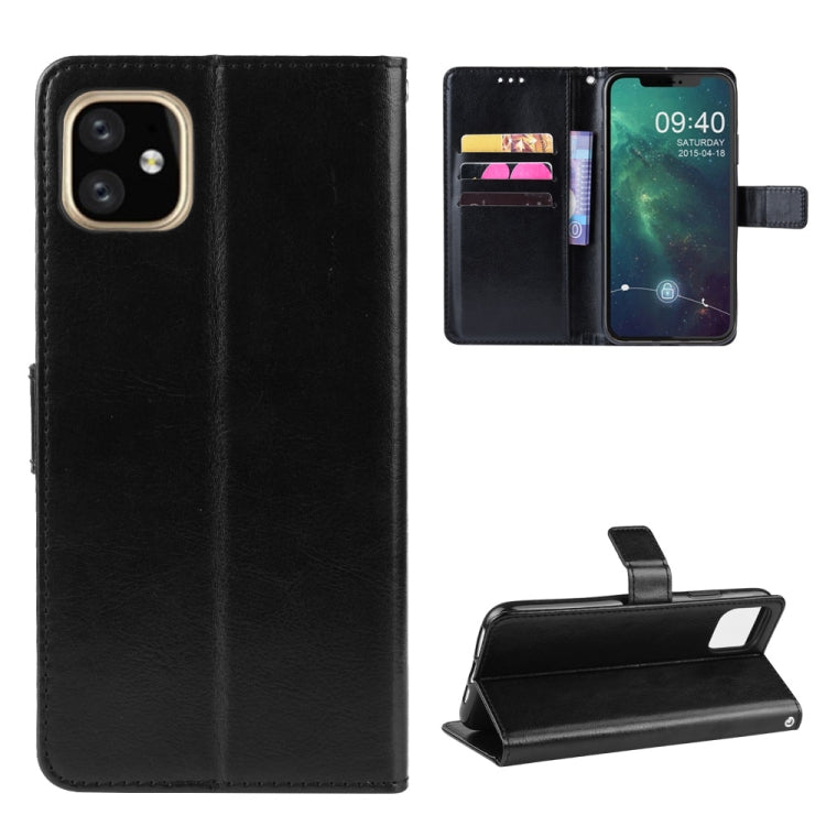 Retro Crazy Horse Texture Horizontal Flip Leather Case for iPhone 11 6.1 inch, with Holder & Card Slots & Photo Frame