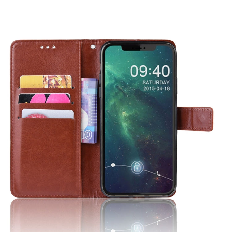 Retro Crazy Horse Texture Horizontal Flip Leather Case for iPhone 11 6.1 inch, with Holder & Card Slots & Photo Frame