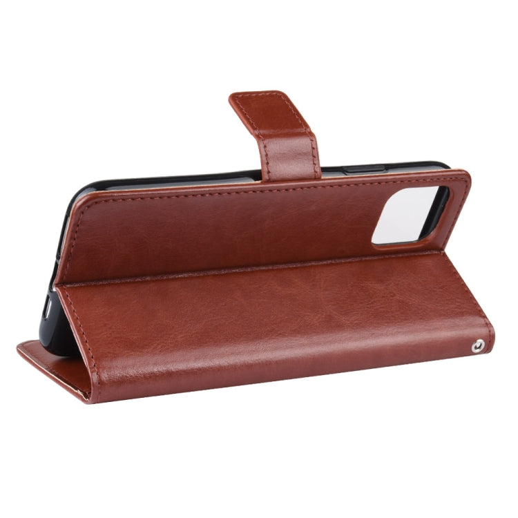Retro Crazy Horse Texture Horizontal Flip Leather Case for iPhone 11 6.1 inch, with Holder & Card Slots & Photo Frame