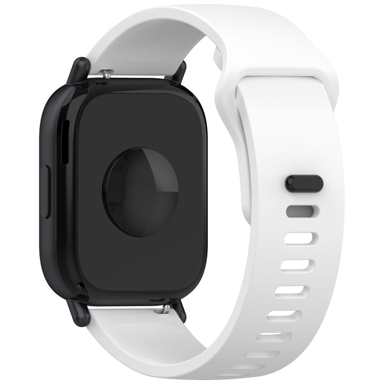 For Redmi Watch 5 Active Youth Version Solid Color Quick Release Silicone Watch Band