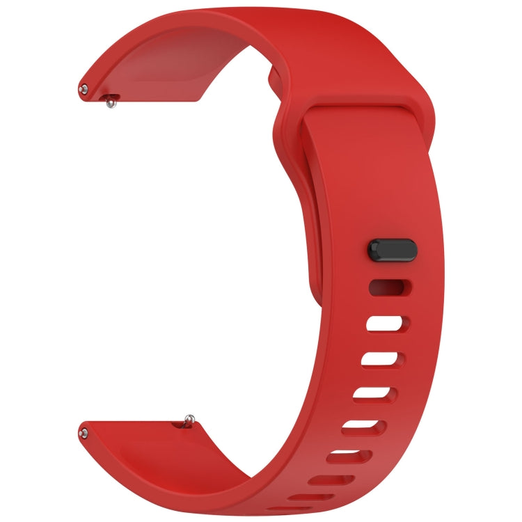 For Redmi Watch 5 Active Youth Version Solid Color Quick Release Silicone Watch Band