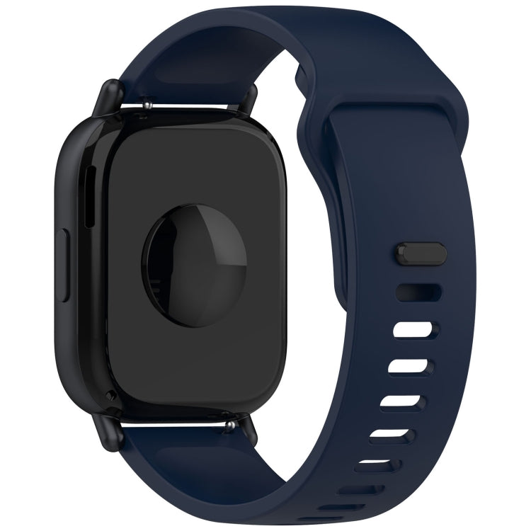 For Redmi Watch 5 Active Youth Version Solid Color Quick Release Silicone Watch Band