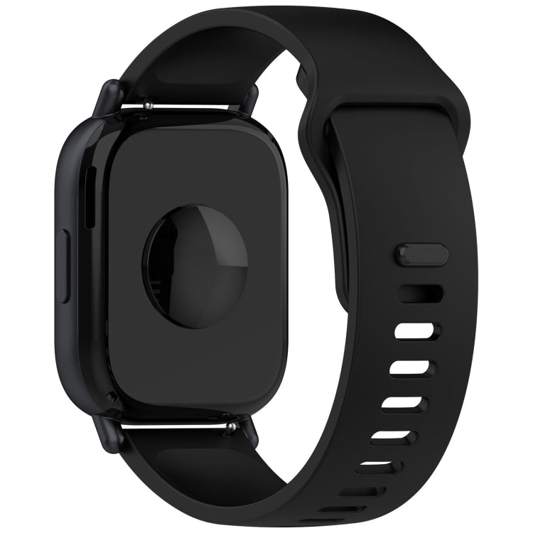 For Redmi Watch 5 Lite Youth Version Solid Color Quick Release Silicone Watch Band