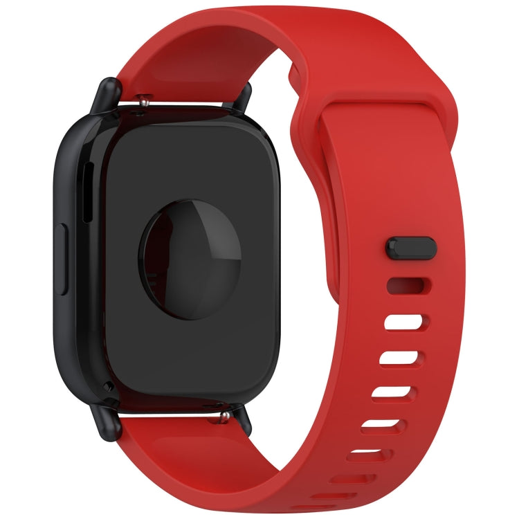 For Redmi Watch 5 Lite Youth Version Solid Color Quick Release Silicone Watch Band