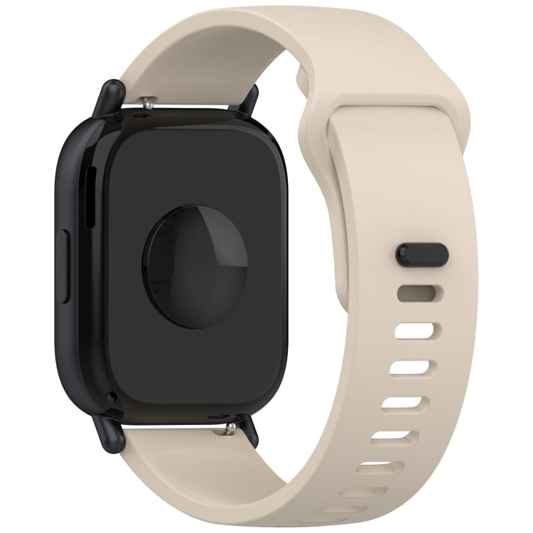 For Redmi Watch 5 Lite Youth Version Solid Color Quick Release Silicone Watch Band