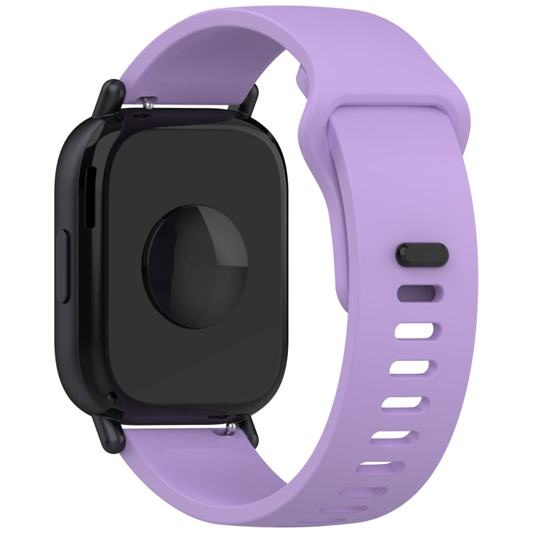 For Redmi Watch 5 Lite Youth Version Solid Color Quick Release Silicone Watch Band