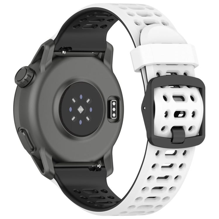 For Coros Pace 3 Dual Color Quick Release 22mm Silicone Watch Band
