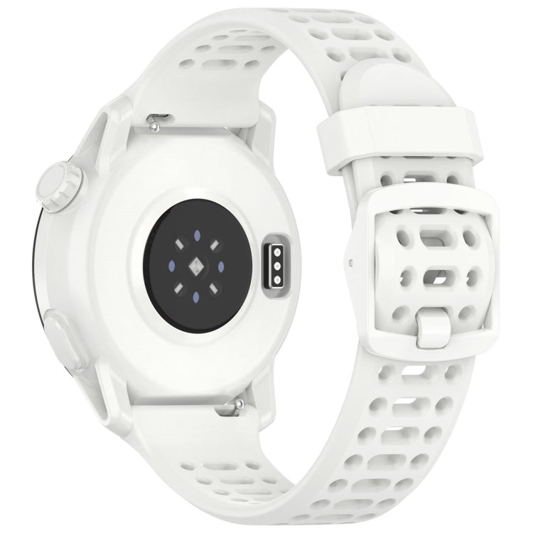For Coros Pace 2 Solid Color Quick Release 20mm Silicone Watch Band