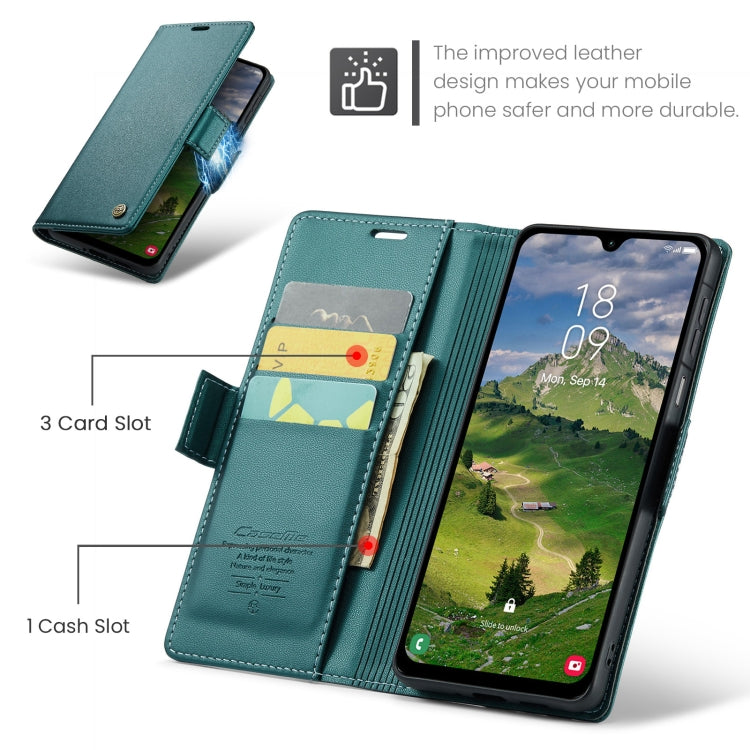 For Galaxy A26 5G CaseMe 023 Butterfly Buckle Litchi Texture RFID Anti-theft Leather Phone Case