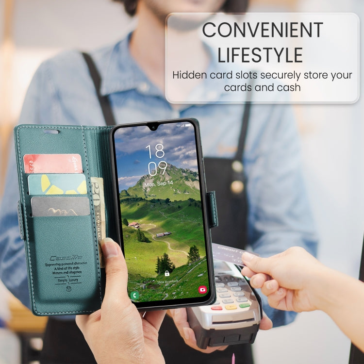 For Galaxy A26 5G CaseMe 023 Butterfly Buckle Litchi Texture RFID Anti-theft Leather Phone Case