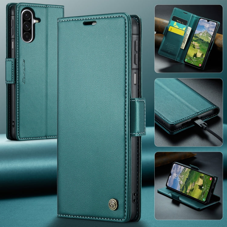 For Galaxy A26 5G CaseMe 023 Butterfly Buckle Litchi Texture RFID Anti-theft Leather Phone Case