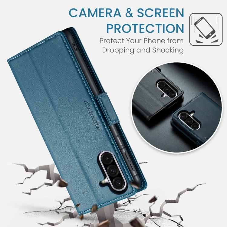For Galaxy A26 5G CaseMe 023 Butterfly Buckle Litchi Texture RFID Anti-theft Leather Phone Case
