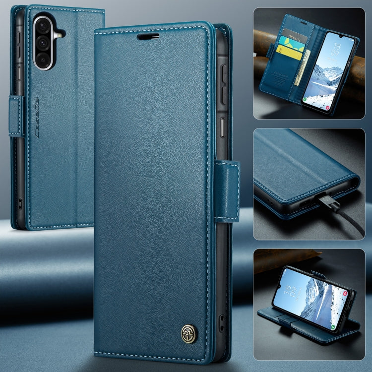 For Galaxy A26 5G CaseMe 023 Butterfly Buckle Litchi Texture RFID Anti-theft Leather Phone Case