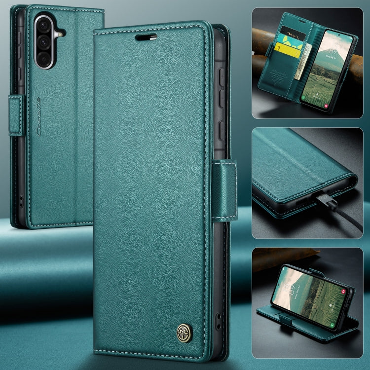 For Galaxy A36 5G CaseMe 023 Butterfly Buckle Litchi Texture RFID Anti-theft Leather Phone Case