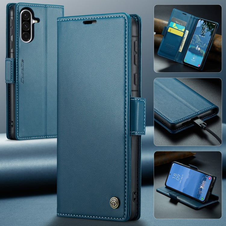 For Galaxy A36 5G CaseMe 023 Butterfly Buckle Litchi Texture RFID Anti-theft Leather Phone Case