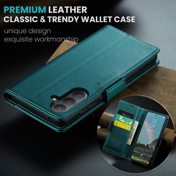 For Galaxy S26 5G CaseMe 023 Butterfly Buckle Litchi Texture RFID Anti-theft Leather Phone Case