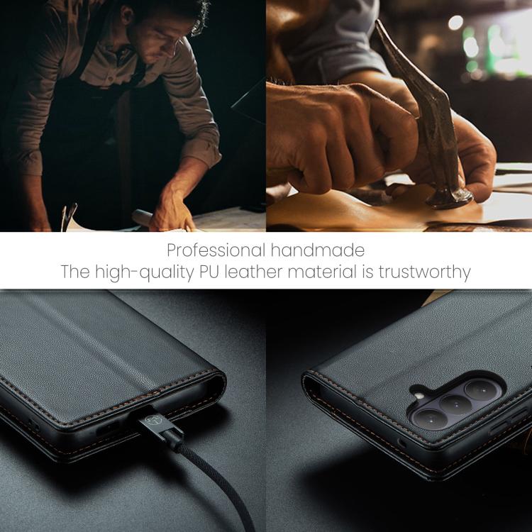 For Galaxy S26 5G CaseMe 023 Butterfly Buckle Litchi Texture RFID Anti-theft Leather Phone Case