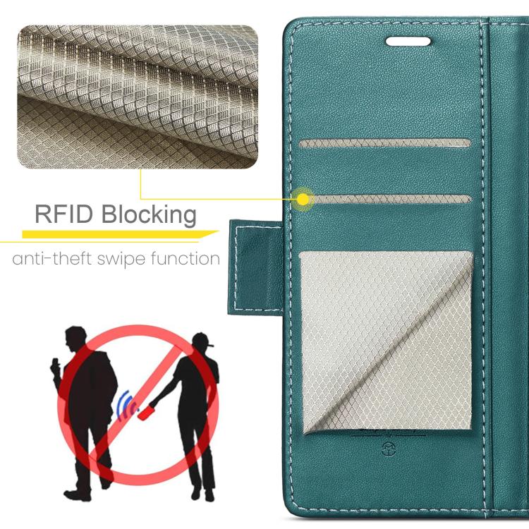 For Galaxy S26+ 5G CaseMe 023 Butterfly Buckle Litchi Texture RFID Anti-theft Leather Phone Case