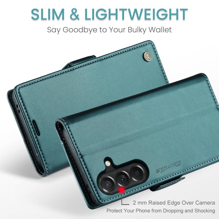 For Galaxy A37 5G CaseMe 023 Butterfly Buckle Litchi Texture RFID Anti-theft Leather Phone Case