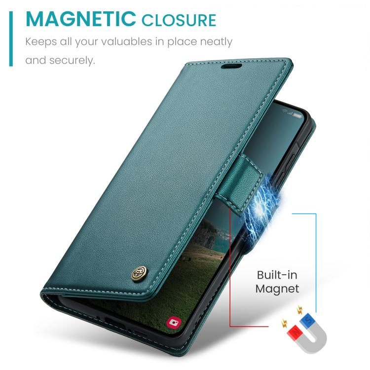 For Galaxy A37 5G CaseMe 023 Butterfly Buckle Litchi Texture RFID Anti-theft Leather Phone Case