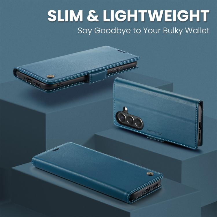 For Galaxy A37 5G CaseMe 023 Butterfly Buckle Litchi Texture RFID Anti-theft Leather Phone Case