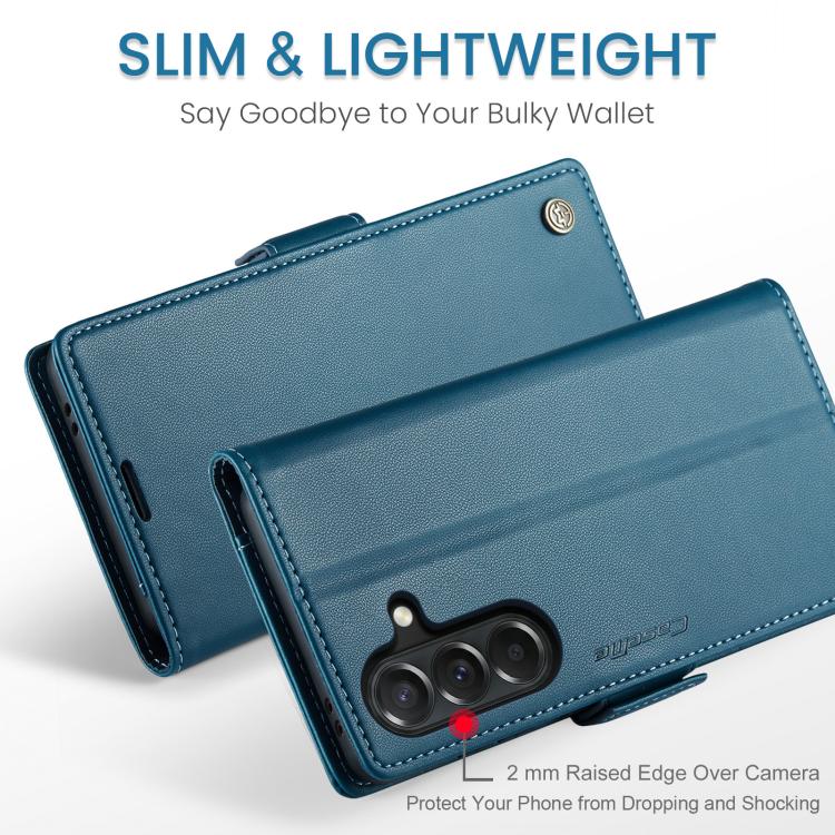For Galaxy A37 5G CaseMe 023 Butterfly Buckle Litchi Texture RFID Anti-theft Leather Phone Case