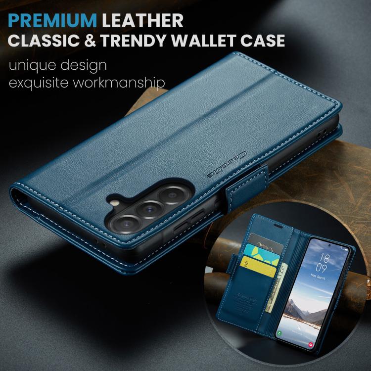 For Galaxy A37 5G CaseMe 023 Butterfly Buckle Litchi Texture RFID Anti-theft Leather Phone Case