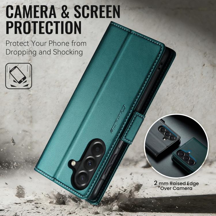For Galaxy A27 5G CaseMe 023 Butterfly Buckle Litchi Texture RFID Anti-theft Leather Phone Case