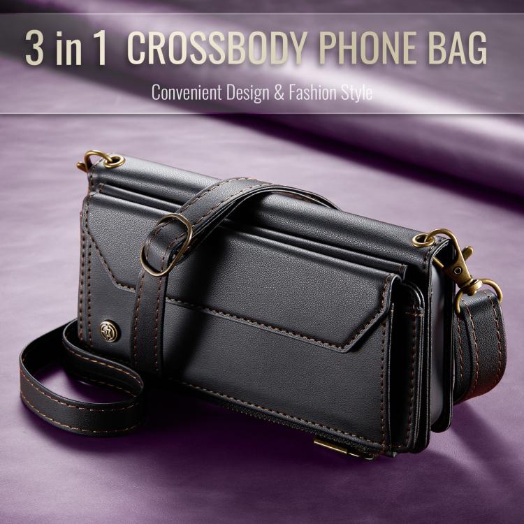 For Samsung Galaxy Z Fold7 CaseMe C36 Card Slots Zipper Wallet RFID Anti-theft Leather Phone Case