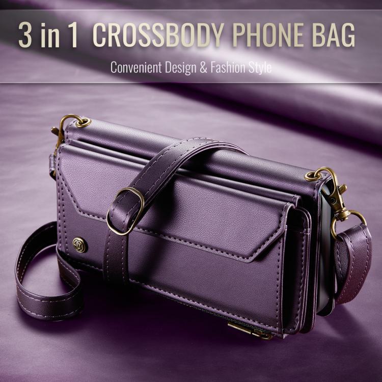 For Samsung Galaxy Z Fold7 CaseMe C36 Card Slots Zipper Wallet RFID Anti-theft Leather Phone Case