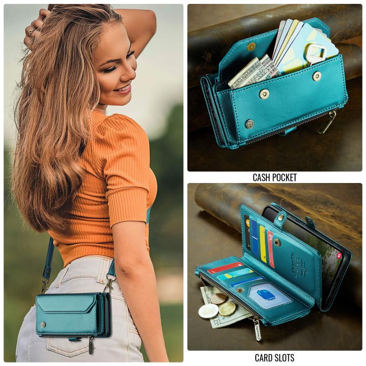 For Samsung Galaxy S26 Ultra 5G CaseMe C36 Card Slots Zipper Wallet RFID Anti-theft Leather Phone Case