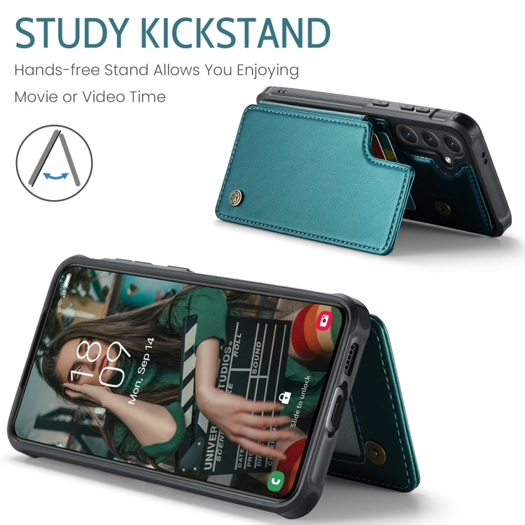 For Samsung Galaxy S24 FE 5G CaseMe C22 Card Slots Holder RFID Anti-theft Phone Case