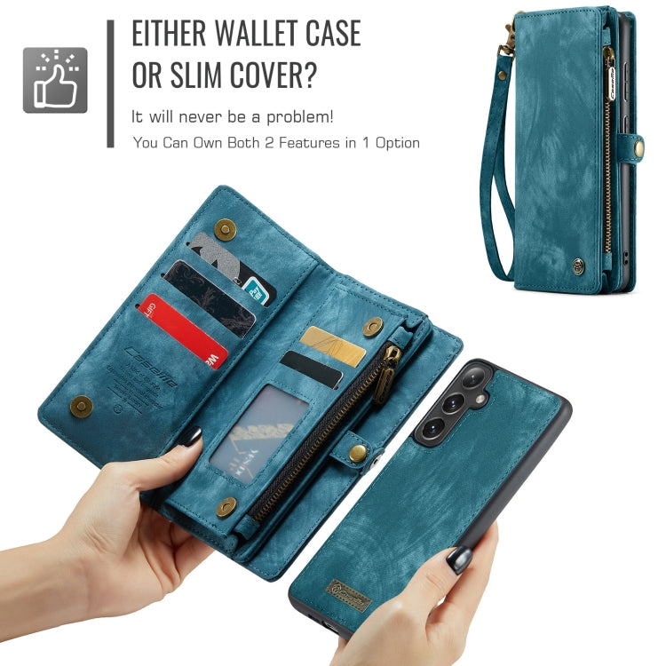 For Samsung Galaxy S24 FE 5G CaseMe 008 Detachable Multifunctional Leather Phone Case