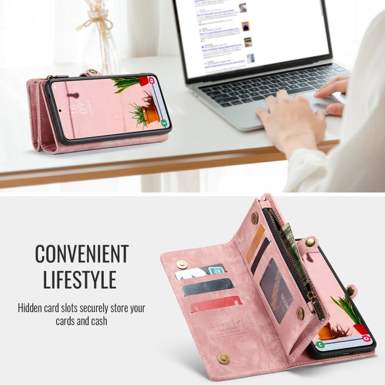 For Samsung Galaxy S24 FE 5G CaseMe 008 Detachable Multifunctional Leather Phone Case