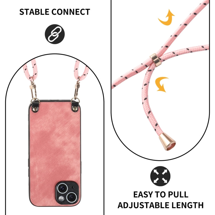 For iPhone 11 Pro Max Vintage Leather PC Back Cover Phone Case with Crossbody Strap
