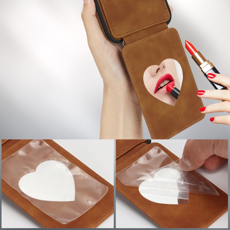 For iPhone 14 Crossbody Skin Card Bag Lanyard Phone Case