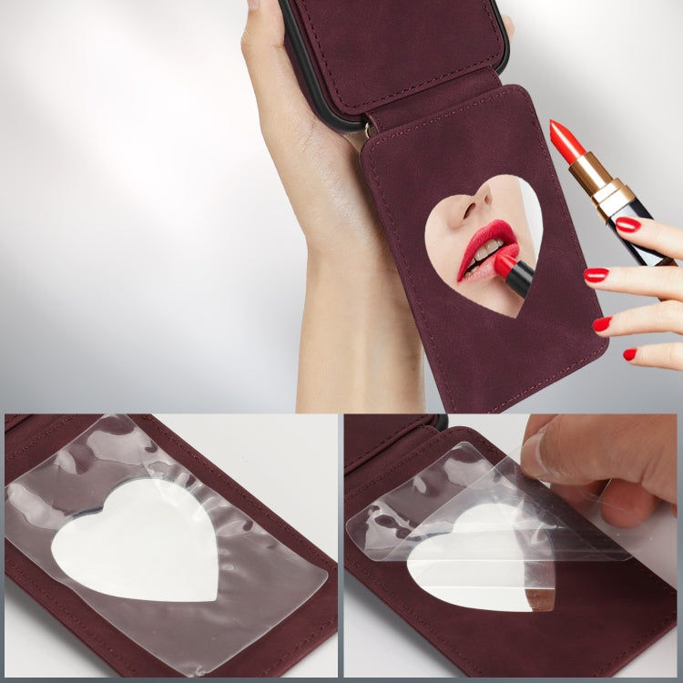 For iPhone 14 Plus Crossbody Skin Card Bag Lanyard Phone Case