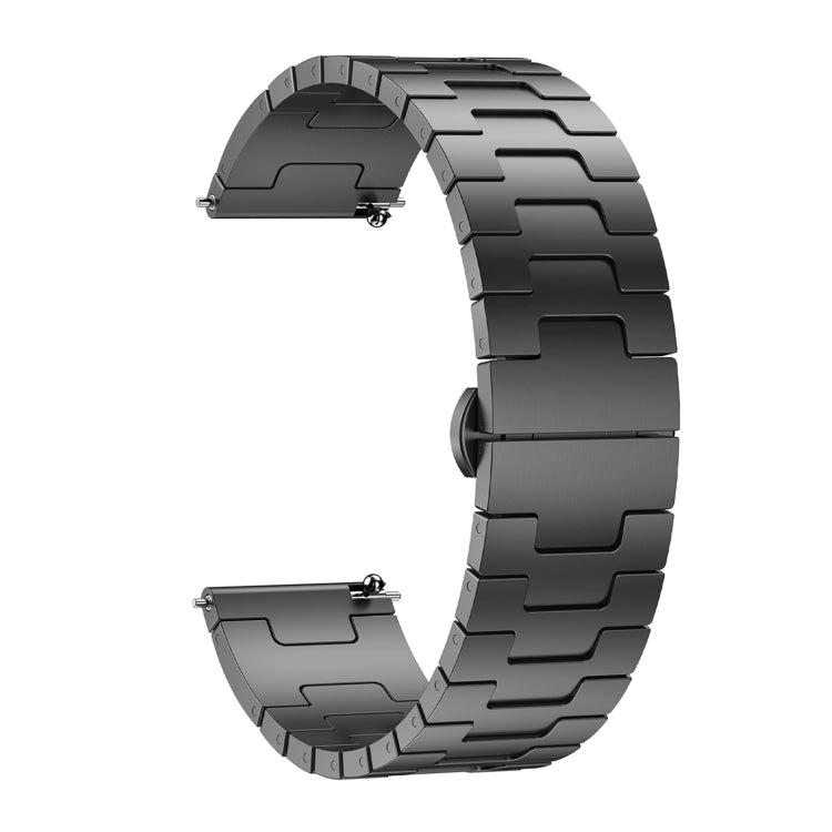 For Garmin Forerunner 255 Titanium Alloy 22mm Metal Watch Band