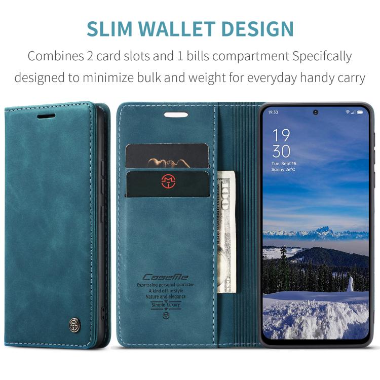 For OPPO Reno12 5G Global CaseMe 013 Multifunctional Horizontal Flip Leather Phone Case